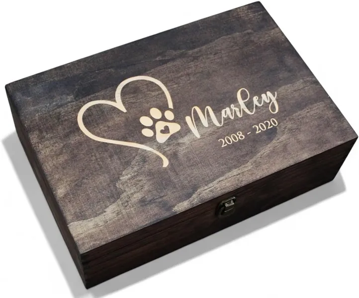 Personalized Pet Memorial Keepsake Box