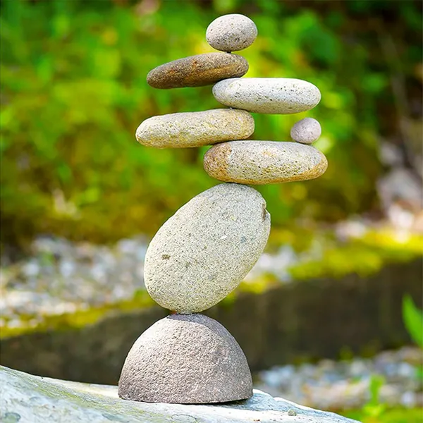 Eight-Stone Balancing Cairn